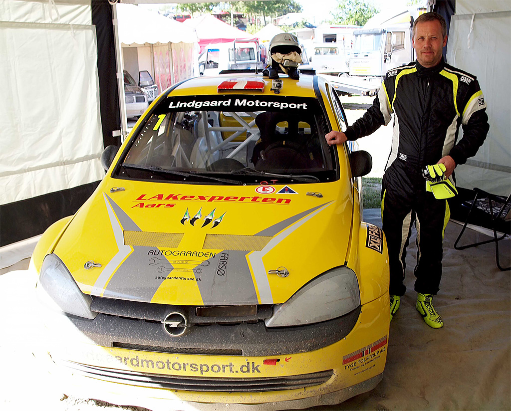 Peter Lindgaard har efterhånden overvundet småproblemerne med den nye motor
(Foto: Kirketerp)